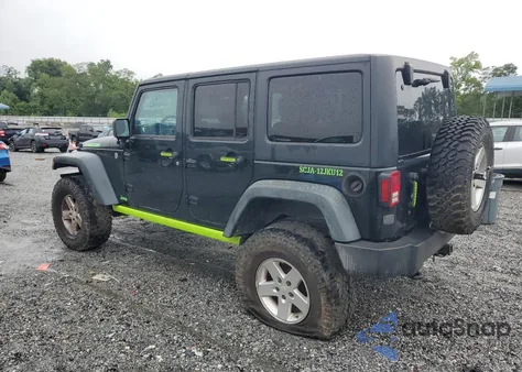 2012 Jeep Wrangler Unlimited Rubicon из США, поврежденный, VIN 1C4BJWFG3CL236237